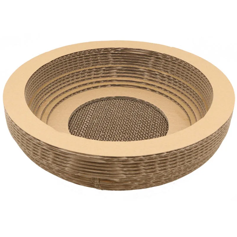 

Pet Cat Products Round Shape Corrugated Paper Scratch Favorite Board
