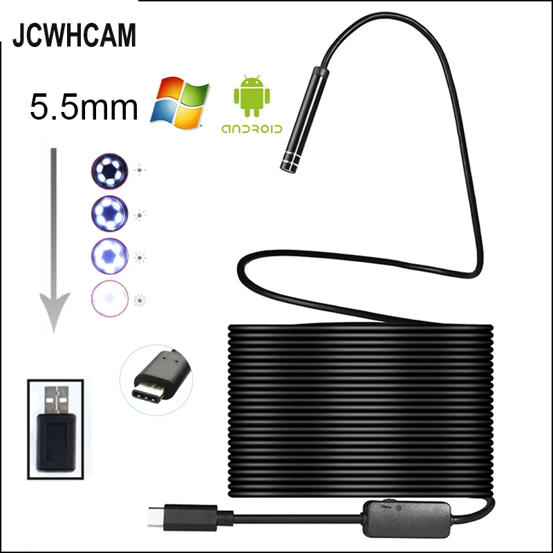 Buy JCWHCAM Android USB Type C Endoscope Camera 10M
