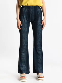 

Soft pants effect bell-bottom jeans