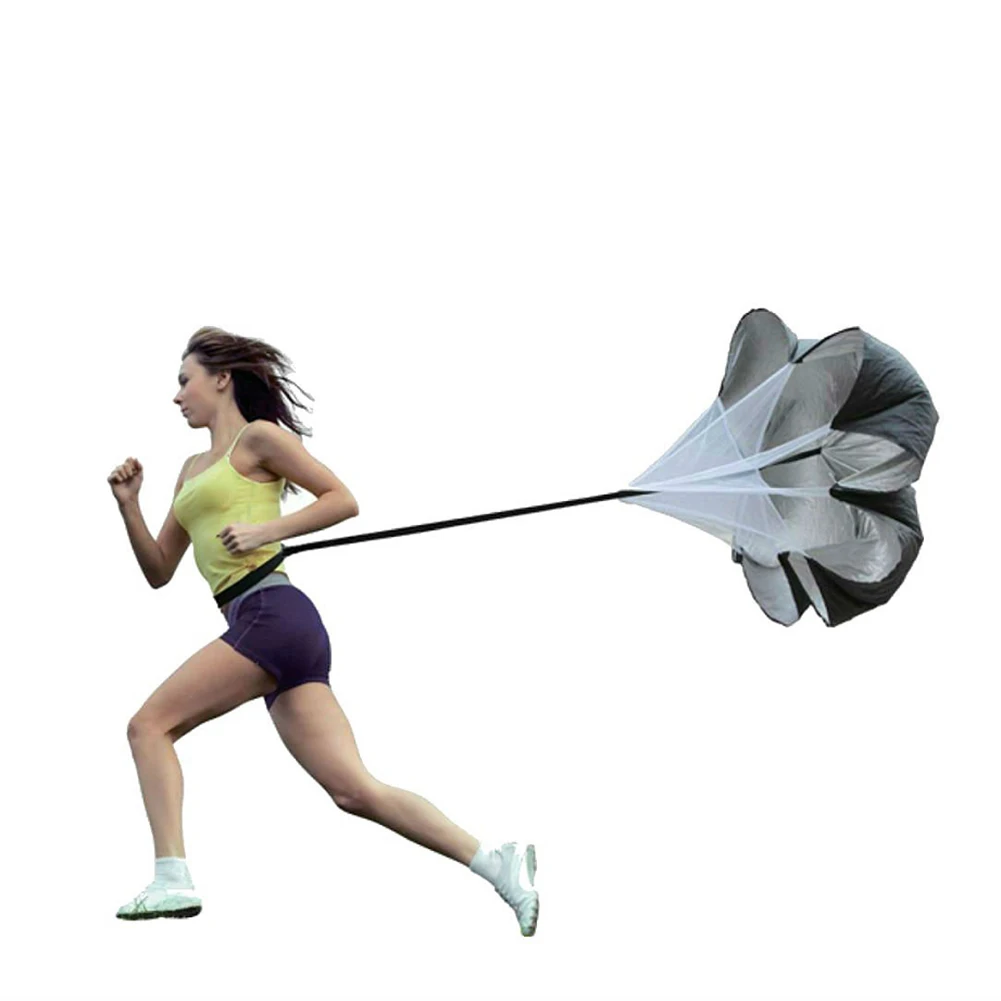 56 дюймов Скорость тренировка для сопротивления парашют для бега футбола Футбол Фитнес зонтик желоб упражнения Мощность зонтик