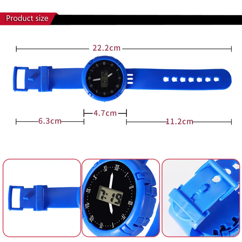 Детские Новые водонепроницаемые часы для девочек, аналоговые цифровые спортивные светодиодный электронные спортивные электронные часы, подарок на день рождения A1