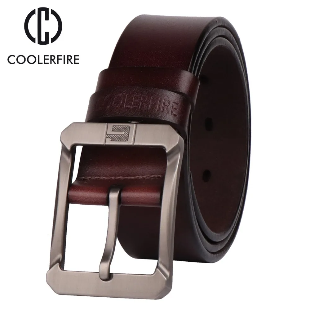 Ремень Coolerfire мужской из натуральной кожи|leather belts for men|brand genuine leather beltgenuine belt |