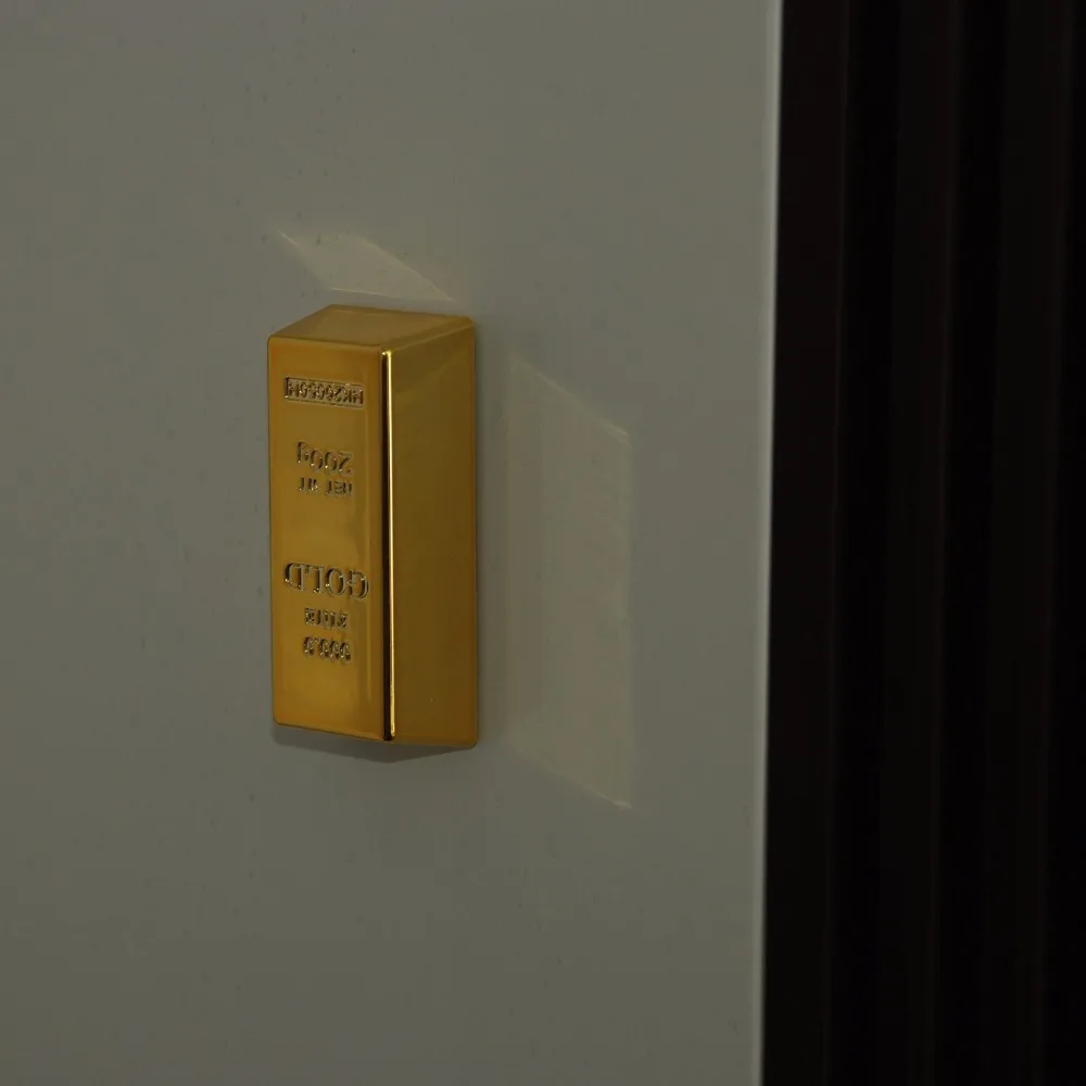 1 шт. магниты для холодильника в форме золотого кирпича|refrigerator magnets|magnet giftresin magnet |