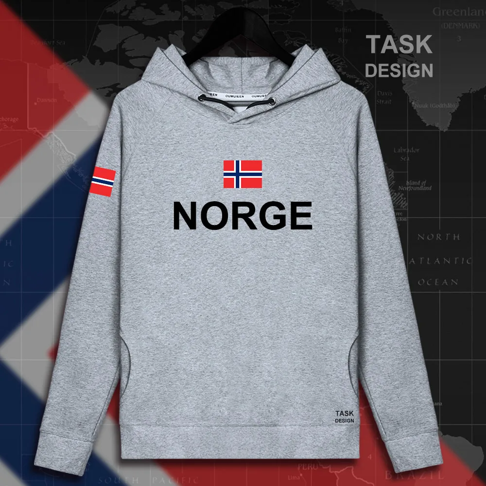  Norway Norge NOR Norwegian Nordmann NO mens hoodie pullovers hoodies men sweatshirt thin new street