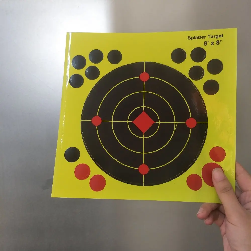 Self Adhesive Splatter Targets 8 inch Stick & Splatter ReactiveShooting