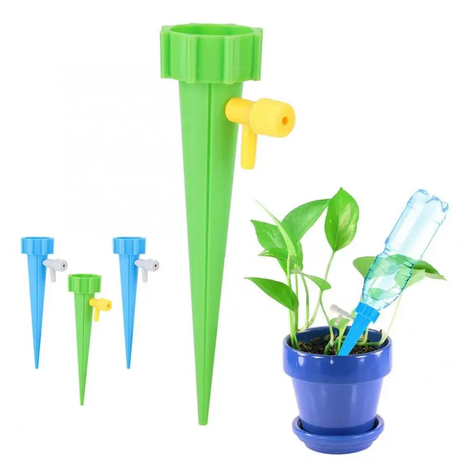 

Irrigation Drip System 6PCS Garden Plant Self Watering Adjustable Stakes Automatic Spikes Irrigation System Tools