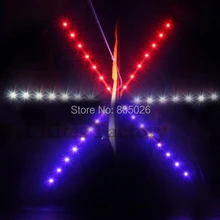 Высокое качество 1 кв. м светящиеся эльф светодиодные змеи 42 p супер поток с аккумуляторная батарея ripstop Птицы Сад Лотос Волан