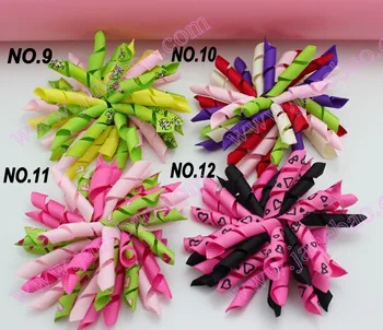 

free shipping 220pcs 3.5'' korker hair clips (SEW ONES) to mix color korker hair bow New girl hair clips