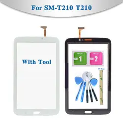 Для samsung Galaxy Tab 3 7,0 SM-T210 T210 и SM-T211 T211 Tablet Сенсорный экран планшета Сенсор Передняя Внешний Стекло объектив Панель