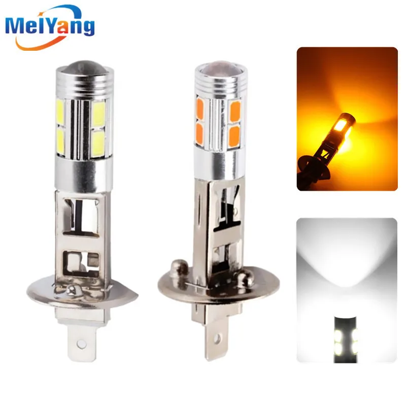 H1 Led Bulbs Super Bright White High Power 10 SMD 5630 Auto LED H1 Car ...