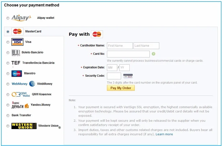 how to pay
