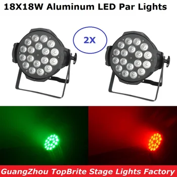 

Hot Sales 18X18W RGBWA-UV 6IN1 LED Par Lights Aluminum Shell DMX Par Cans Perfect For Dj Party Christmas Decorations For Home