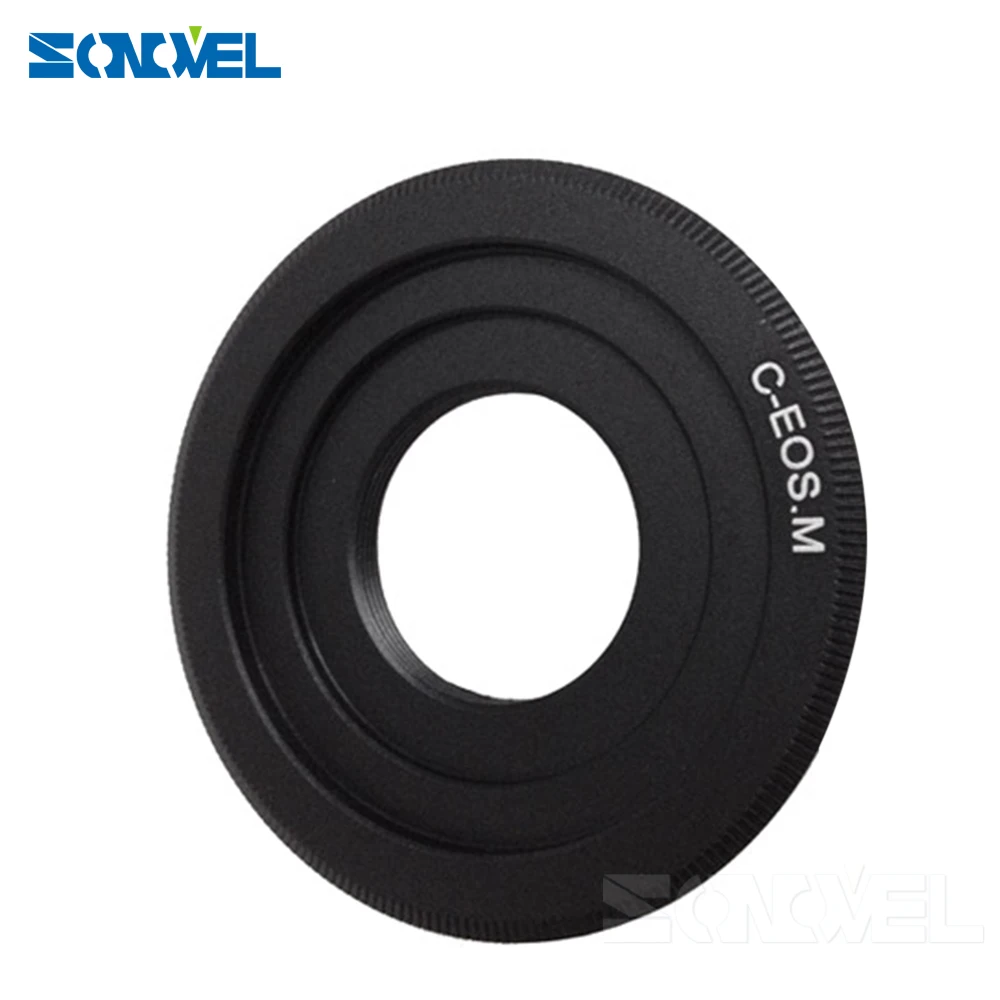 Черное кольцо адаптер для объектива камеры C Mount film video Canon EOS M M2 M3 CCTV lens M|lens adapter