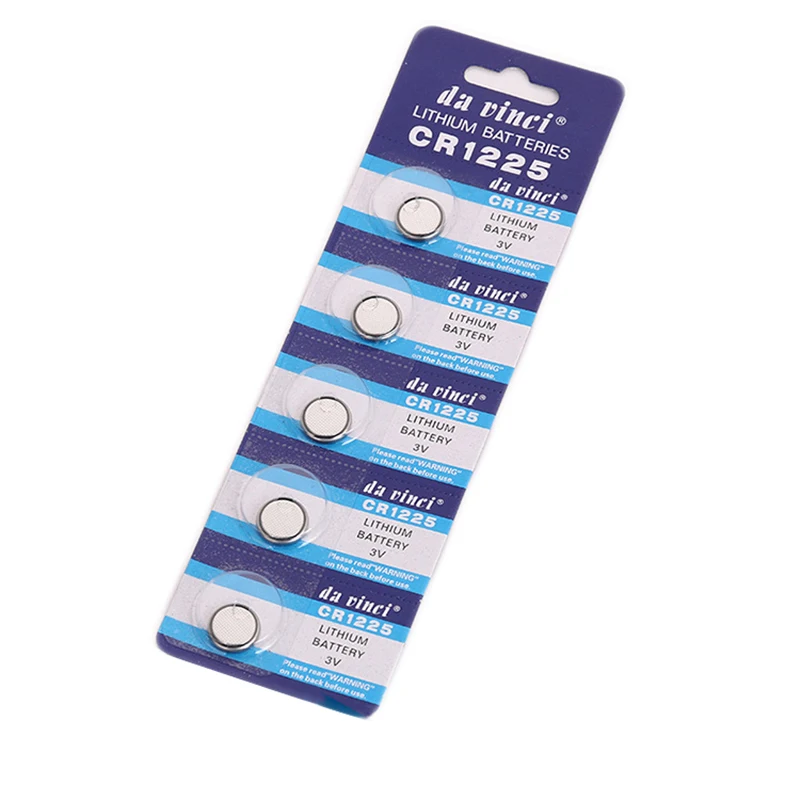 

5pcs/pack CR1225 Button Batteries LM1225 BR1225 KCR1225 Cell Coin Lithium Battery 3V CR 1225 For Watch Electronic Toy Remote