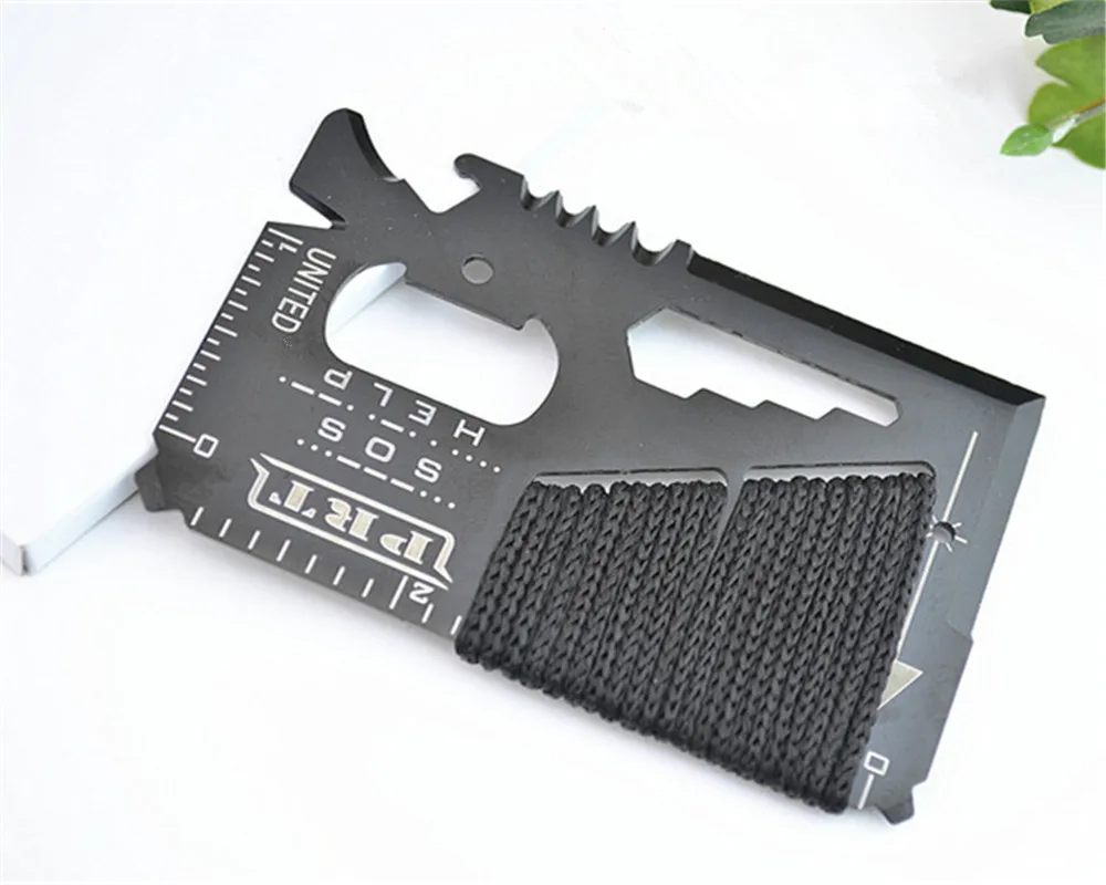 14 Functions in 1 Survival Card Knife Pocket Saber Card for Outdoor Camping