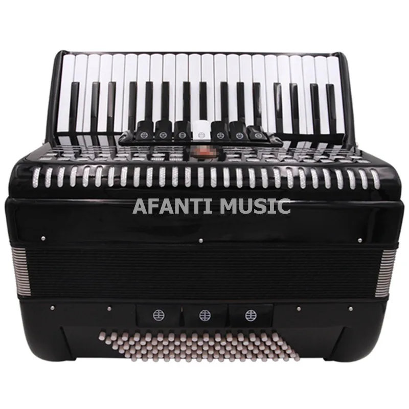 Afanti Music 37 K/96 басовый аккордеон - Цвет: Черный