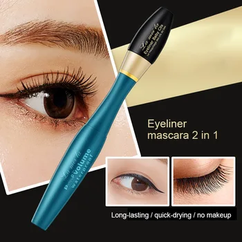 

Liquid Mascaras Dual Heads 2 in 1 Waterproof Long Lasting Portable for Women KG66