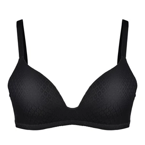 Deruilady sexy bra Новые провода бесшовные бюстгальтеры для женский бюстгальтер пуш-ап бюстгальтер однотонного цвета Простой кружевной бюстгальтер удобный сексуальный лифчик бюстгалтер женское белье бра лифчик бралетт - Цвет: Черный