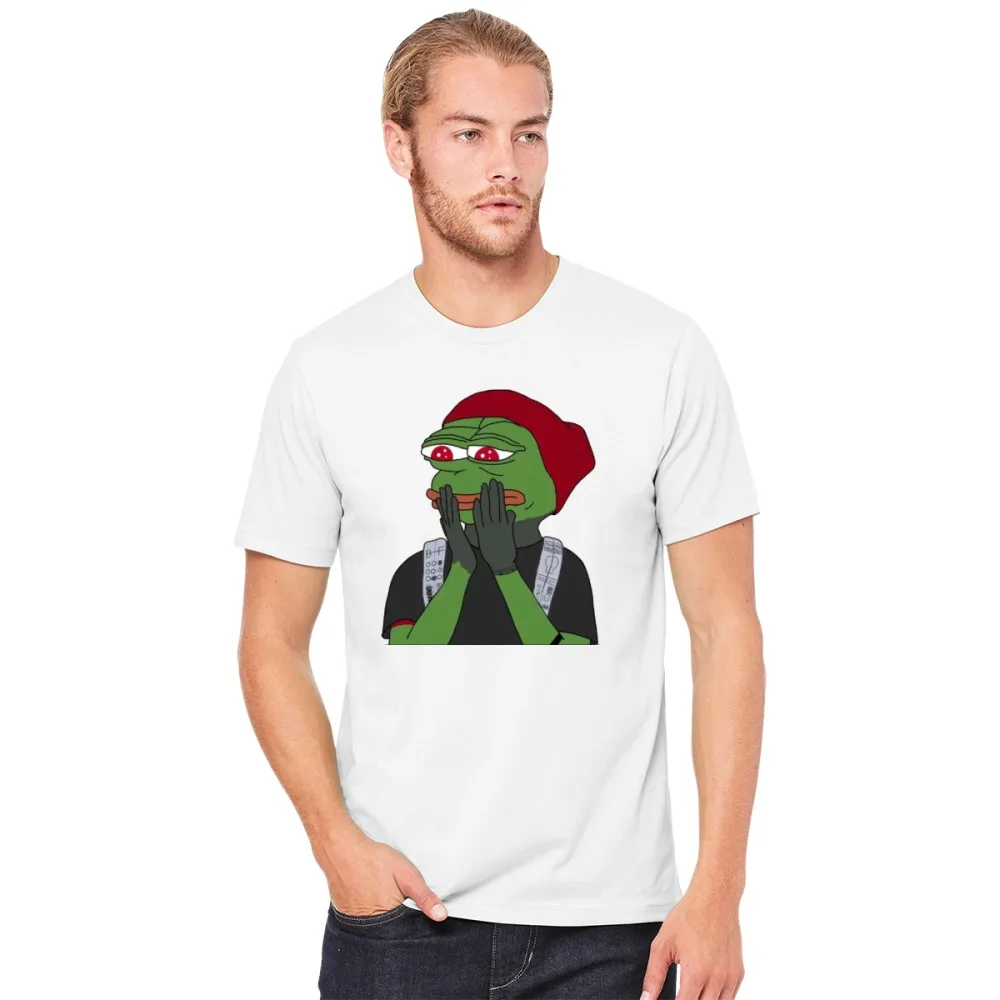 Новый летний Pepe футболка Для мужчин смешно Топы и Футболки Битник Harajuku Camisetas футболка