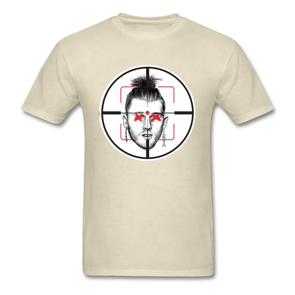 Crazy eminem-killshot-mgk-diss-song-0 Men Tshirts Prevailing ostern Day Short Sleeve Tees Round Neck All Cotton Tops T Shirt eminem-killshot-mgk-diss-song-0 beige