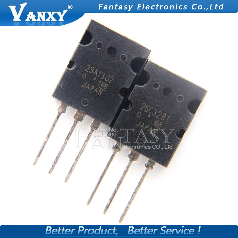 

10pcs 5PCS 2SA1302 + 5PCS 2SC3281 TO-3P A1302 C3281 TO3P New original