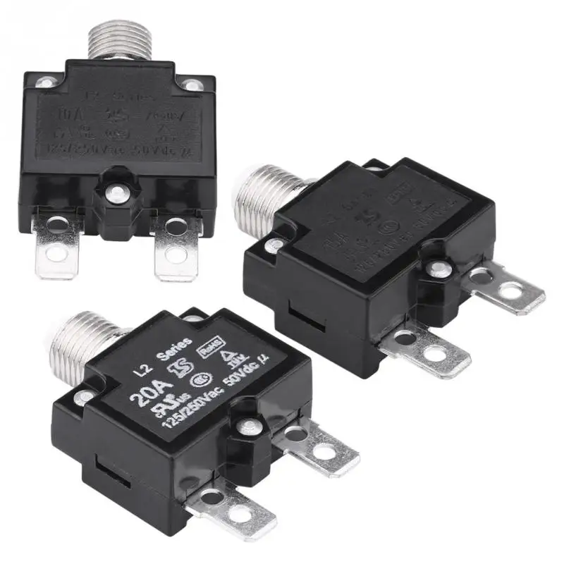 125/250V Circuit Thermal Breaker Thermal Protector For Generator 0U 125/250V Circuit Thermal Breaker Thermal Protector For Generator 0U