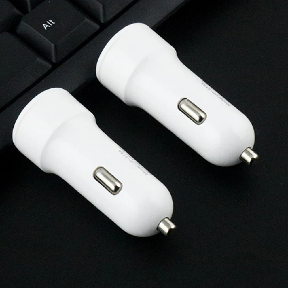 100 шт./партия автомобильное USB зарядное устройство 2 1 а 24 В|Зарядные устройства| |