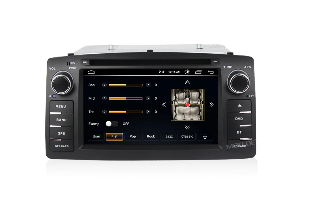 Sale Quad core car radio Fit for Toyota Corolla E120 BYD F3 with android 8.1 system support gps dvd navigation autoaudio wifi BT SWC 11