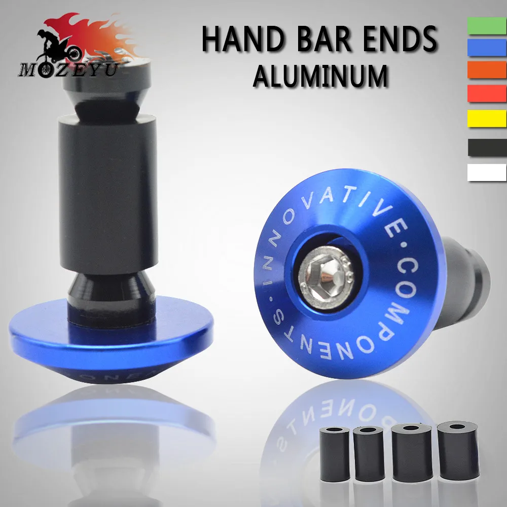 

Universal Motorcycle Hand Bar End 22mm 7/8"" Handle Grips End Caps For yamaha MT-09 MT-07 MT07 MT09 FZ 07 09 MT 07 09 FZ-07 09