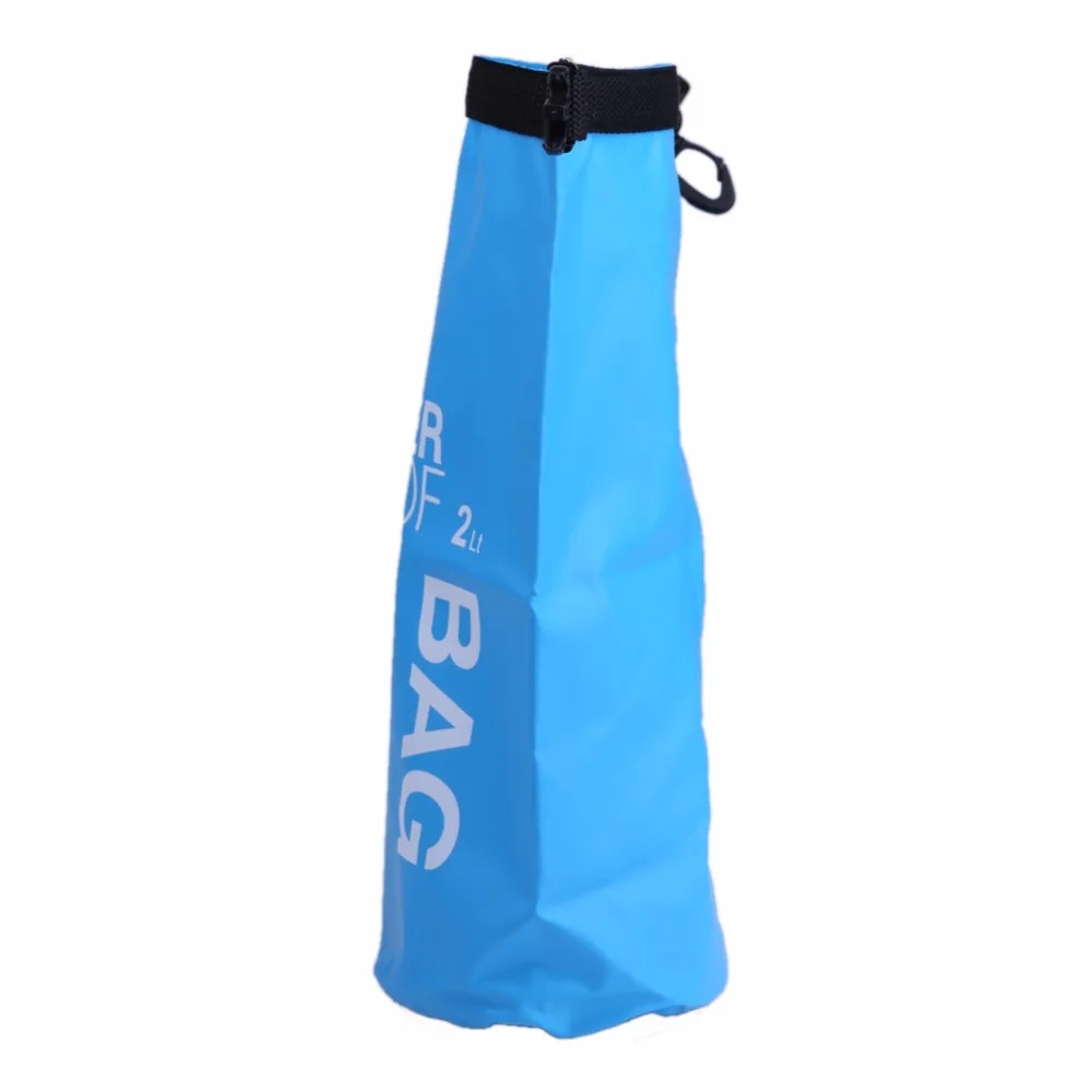Bolsa seca impermeable 2L para nadar deportes al aire libre bolsa Cámara teléfono soporte río Trekking kayak agua deportes ropa bolsa de almacenamiento Bolsa seca impermeable 2L para nadar deportes al aire libre bolsa Cámara teléfono soporte río Trekking kayak agua deportes ropa bolsa de almacenamiento