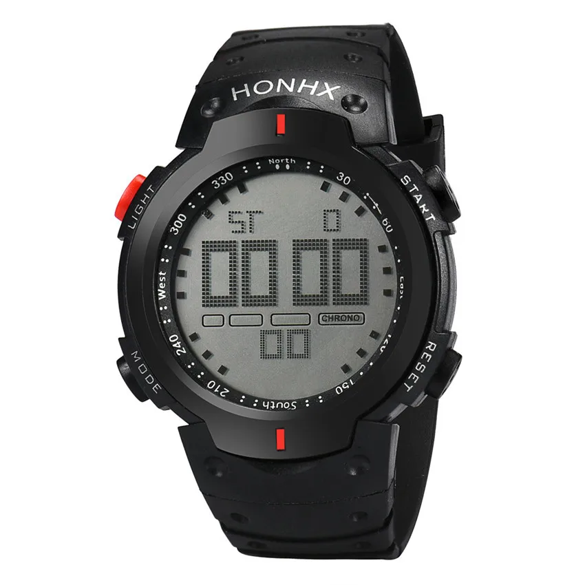 digital wrist watch with stopwatch