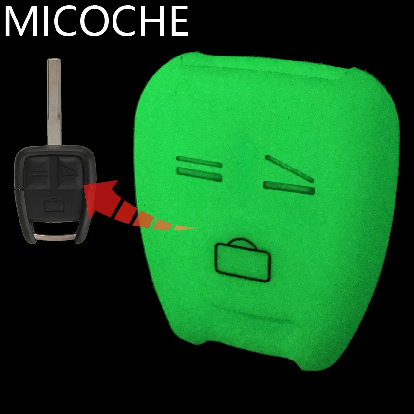 

1pcs Glow 3 Buttons Car Key Case Cover For Vauxhall Opel Vectra C B Astra Zafira Tigra Frontera Omega Signum Auto Key protector