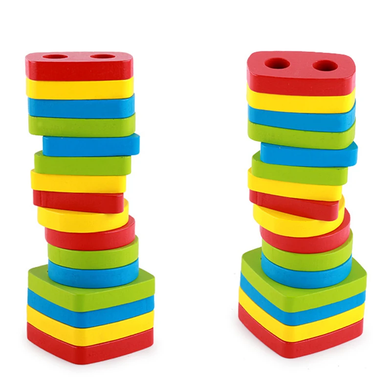 Детские игрушки деревянные блоки форма Объединенная доска обучение образование строительство разделочный блок матч игрушка для 0-3 лет