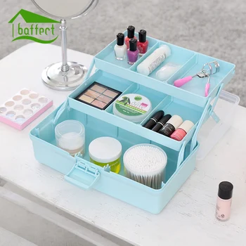 

Plastic 3 Layer Medical Kit Portable Medicine Box First Aid Kit Medicine Makeup Stationery Box Child Baby Drug Storage Box
