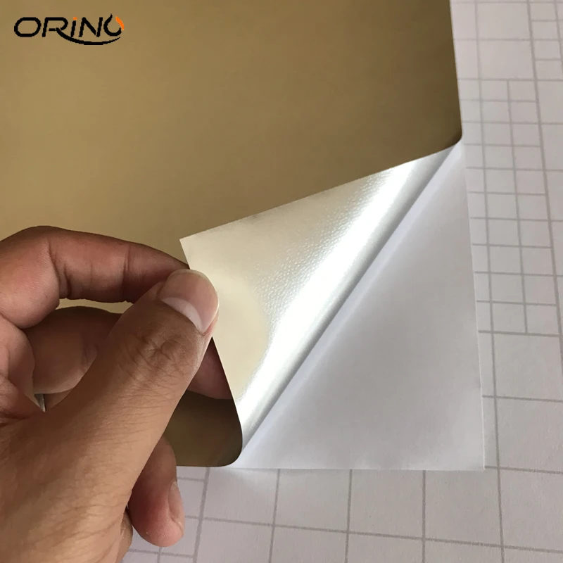 Champagne Gold Metallic Vinyl Film Wrap-1