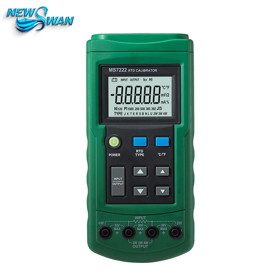 

MS7222 RTD Resistance Temperature Detector Calibrator Measuring & Simulating 7 RTDs Diagnostic-tool