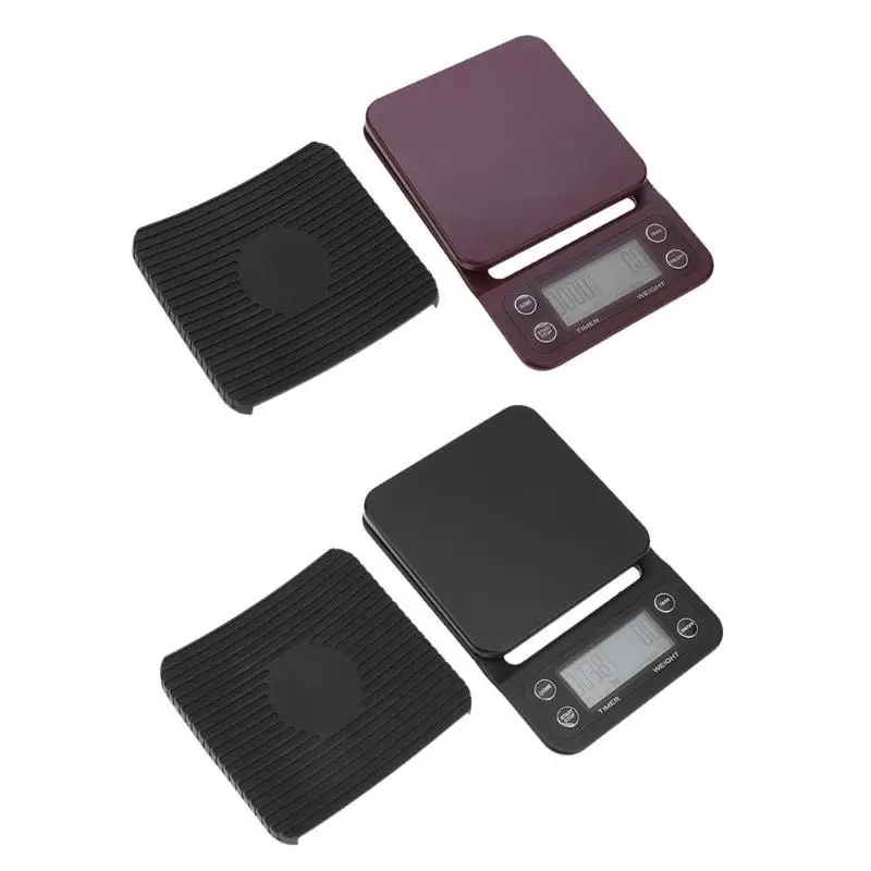 

3kg/5kg Mini LCD Digital Electronic Drip Coffee Scale w/Timer 0.1/0.5g Digital coffee weight Household Drip Scale Timer terazi