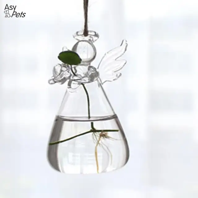 AsyPets Hanging Transparent Glass Globe Plant Terrariums Succulents Moss Miniature Garden Planters Home Decor Gifts-30