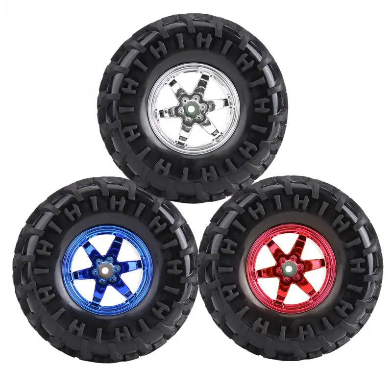 4Pcs/Set RC Truck Rubber Tires Wheel Rim Tires Diameter 125mm Width