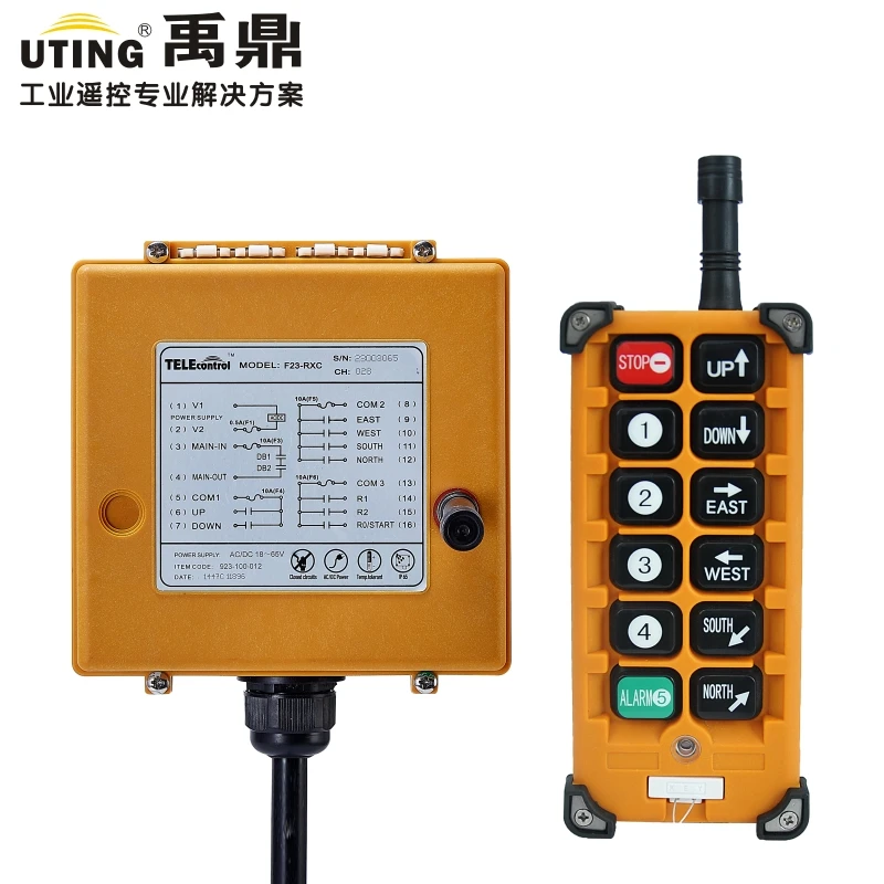 

Telecontrol F23-A++ industrial radio remote control AC/DC universal wireless control for crane 1transmitter and 1receiver
