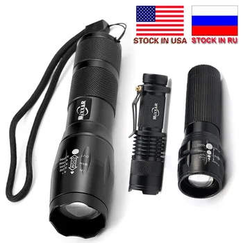 

Dropshipping 1PCS Portable T6/Mini Q5 LED Torch Zoomable Q250 LED Flashlight Aluminum Torch Lights EDC Flashlight For Outdoor