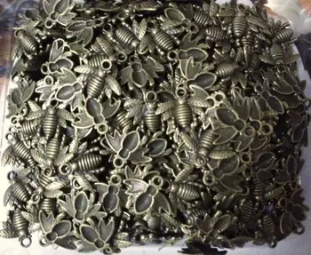 

Honey Bees Charms Bees Pendant Nice Decor Favors 100pcs/lot