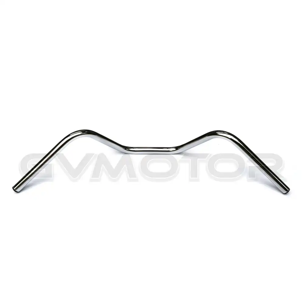 Poignée Moto Universel Cross Custom Vintage 22mm pour Harley Yamaha Acc Noir