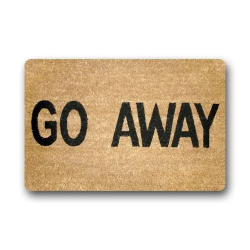 Charmhome Vicky Zheng Go Away Doormat Non Slip Floor Mat Durable