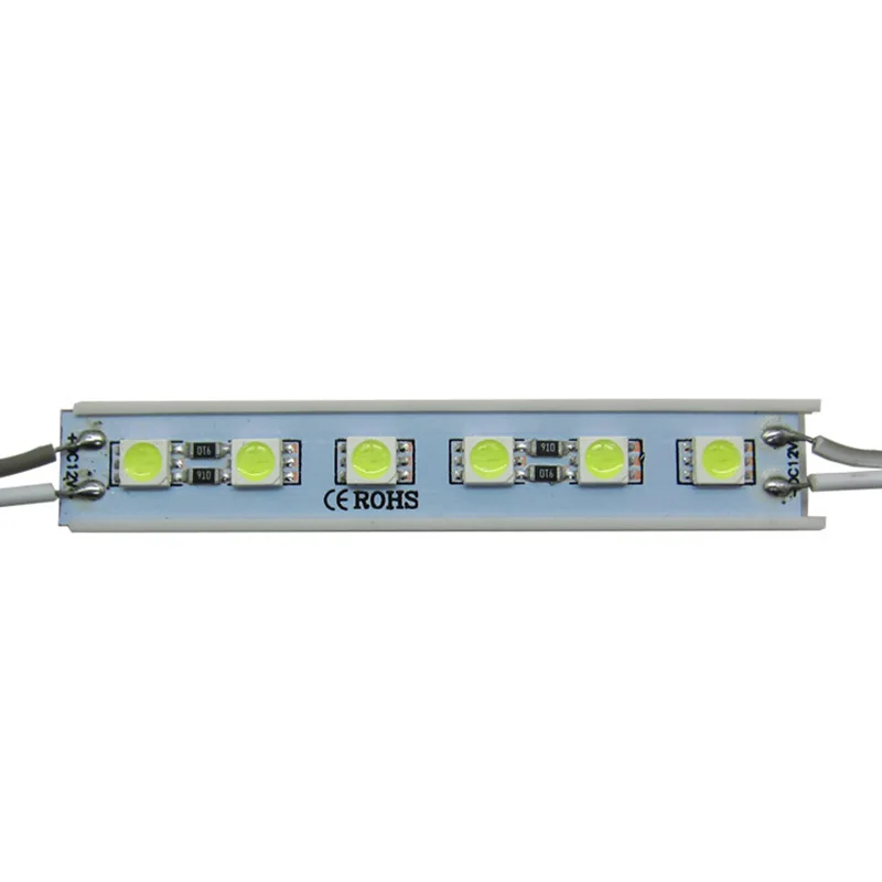 Светодиодный модуль 5050 6 светодиодный DC12V IP65 Водонепроницаемый Рекламный дизайн светодиодный модули лампа светодиодный подсветки для письма канала 20 шт./лот
