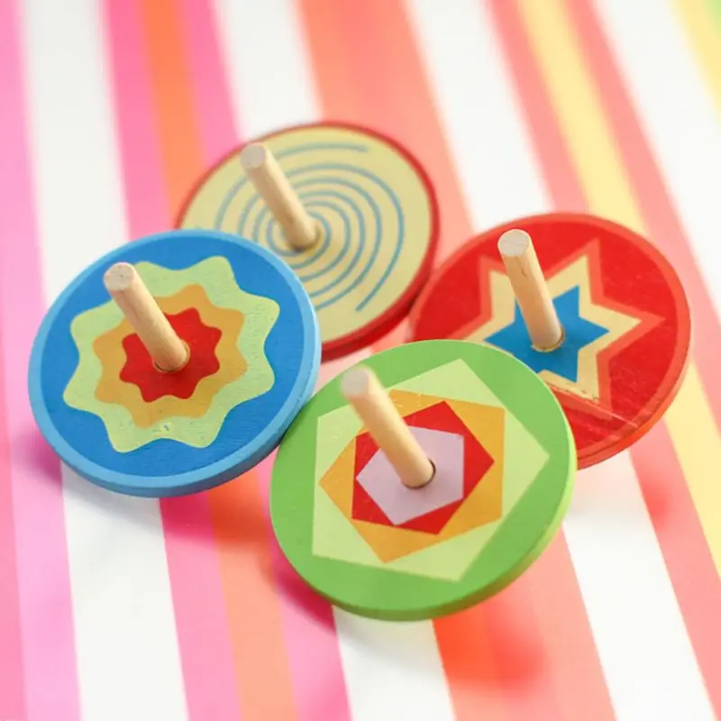 2019 New Premium Baby Toy Wood Gyro Toys Stress Relief Spinning Top Party Favors Gift Kids Toy 2019 New Premium Baby Toy Wood Gyro Toys Stress Relief Spinning Top Party Favors Gift Kids Toy