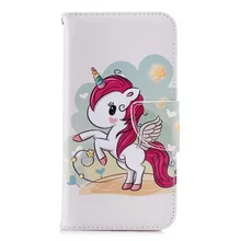 

Unicorn Flip Case for Redmi 6 Pro Soft Holster Back Cover for Xiaomi Redmi 6Pro Card Pocket Phone Protective Funda Cases
