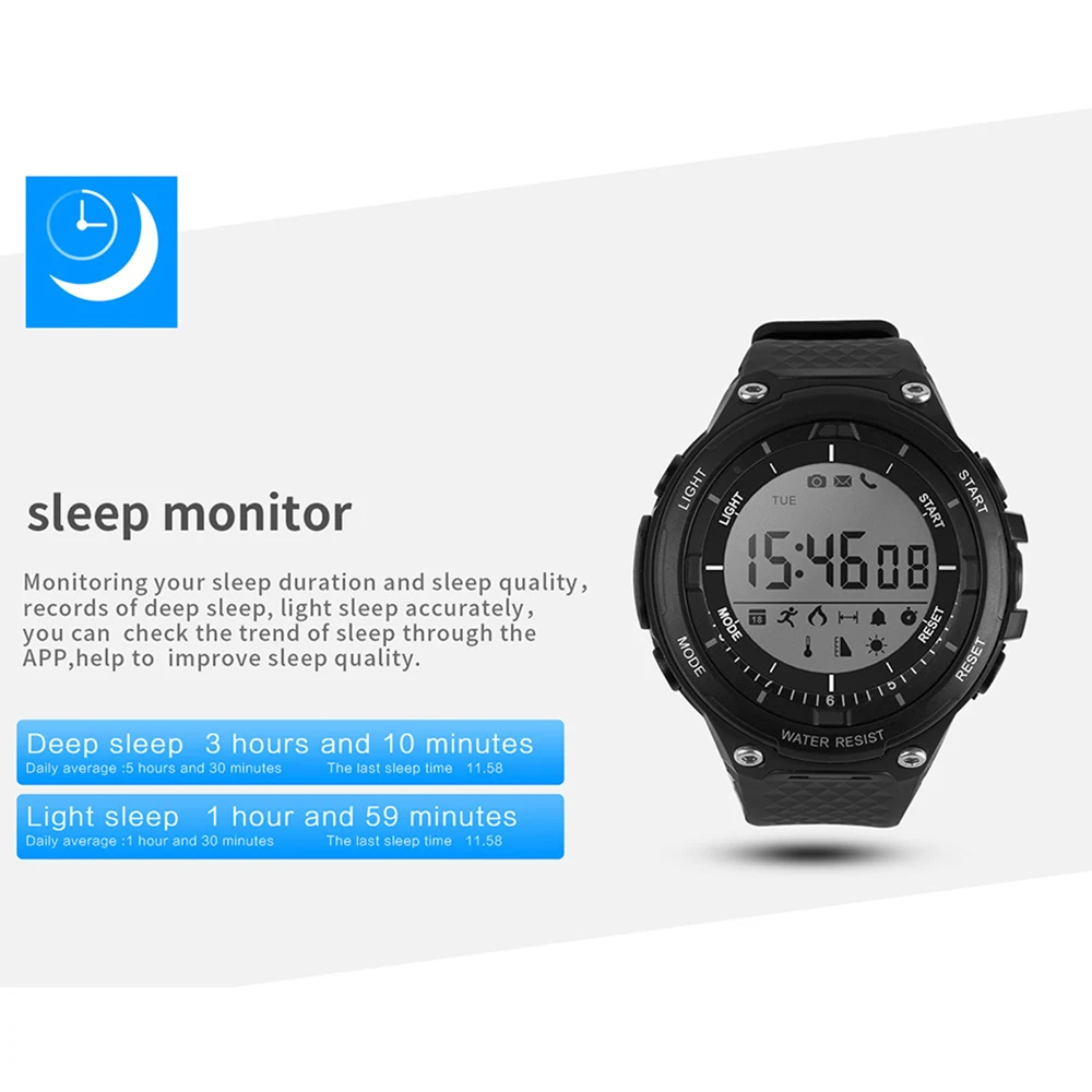 Смарт часы TimeOwner с Bluetooth повседневные спортивные шагомером монитором калорий и