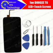Doogee T6 LCD Display With Touch Screen Digitizer Assembly 100% Original LCD Screen Glass Panel Replacement For Doogee T6