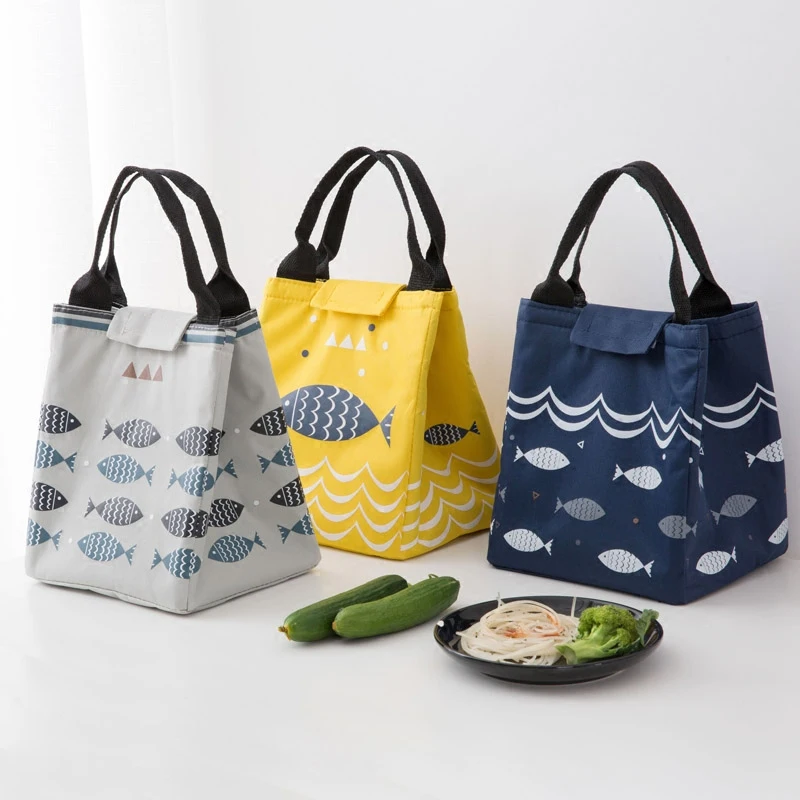 

MeyJig Food Picnic Kids Cooler Lunch Box Lunch Bag Kitchen Thermal Organizer Bag Waterproof Convenient Leisure Storage Bag